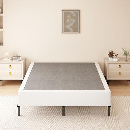 DORITRON California King Box Spring 9 Inch, 3000lbs Heavy Duty Cal King Box Spring Bed Base Metal Mattress Foundation, Easy Assembly, Noise Free