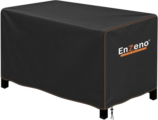 Enzeno Fire Pit Cover Rectangular,Outdoor Firepit Cover Waterproof,Oxford Cloth Patio Fire Table Cover for Outdoor Fire Pit,Fits Gas Firepit Covers(49" L x 29" W x 24" H)