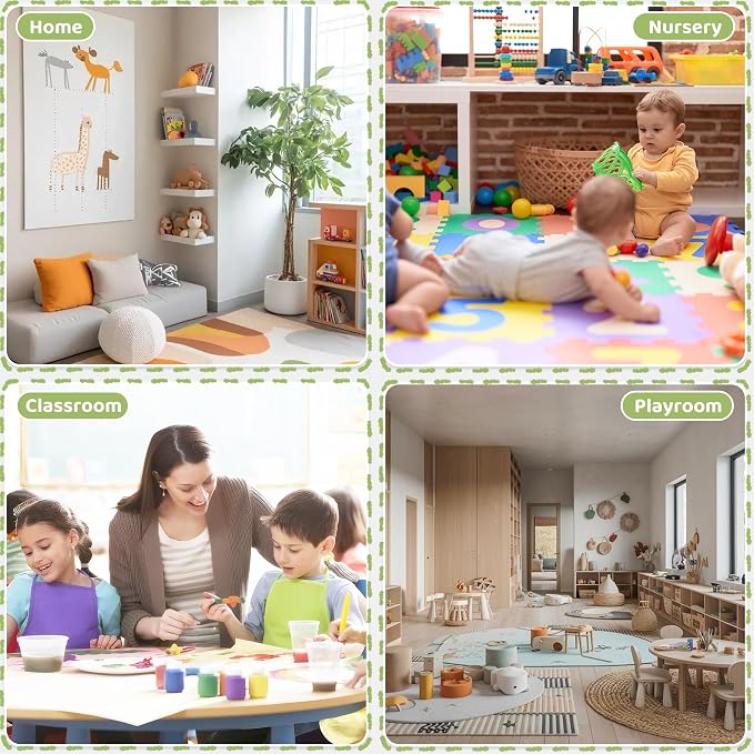 DOREROOM Kids Table with Storage, Wooden Kids Play Table with 2 Canvas Drawers, Round Toddler Activity Tables with Double Sided Desktop for Ages 3-8, Building Blocks, Toddler Desk for Bedroom/Nursery