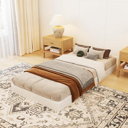 OSASET Twin Box Spring, 4 Inch Metal, Twin Size | Heavy Duty Metal Frame, 3000lbs Support, Easy Assembly, Noise Free, Non Slip