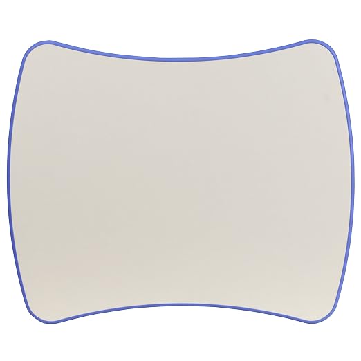 EMMA + OLIVER 21.875x26.625 Blue Plastic Height Adjustable Activity Table