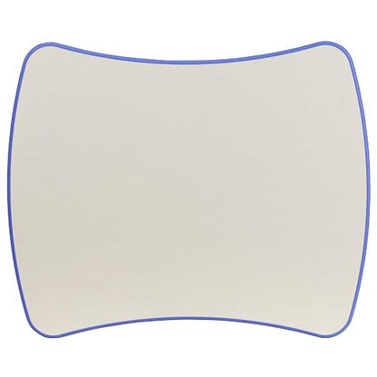 EMMA + OLIVER 21.875x26.625 Blue Plastic Height Adjustable Activity Table