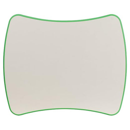 EMMA + OLIVER 21.875x26.625 Green Plastic Height Adjustable Activity Table