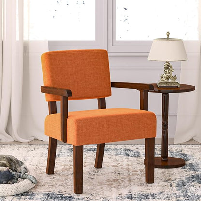 FAGAGA Accent Chair, Living Room Chairs Oversized with Soft Seat and Armrests for Dinning, Bedroom, Reading and Waiting Rooms