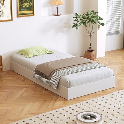 Twin Box Spring, Heavy Duty Metal Frame Mattress Foundation with Fabric Cover, Easy Assembly, Noise-Free (7 Inch, Twin)