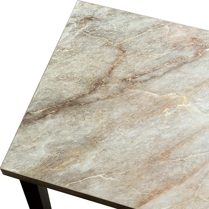 Narrow Console Table, 29.5" Small Entryway Table, Thin Hallway Tables, Slim Sofa Side Tables for Hallway, Living Room, Bedroom, Foyer, Marbleized Grey
