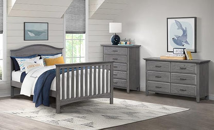 Soho Baby Chandler Crib to Full-Size Bed Conversion Kit, Graphite Gray, GreenGuard Gold Certified