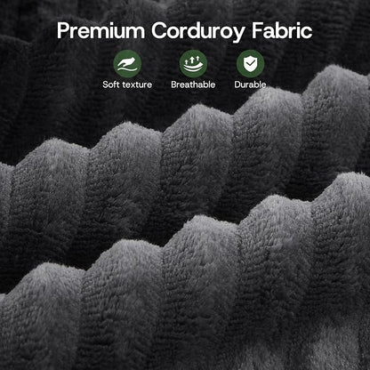 Convertible 4-in-1 Folding Sofa Bed 54" Loveseat Boneless Sleeper Couch Foldable Chaise Lounger & Mattress Pocket Coils+Foam Medium Support, Portable No Assembly for Living Room/Bedroom, Full