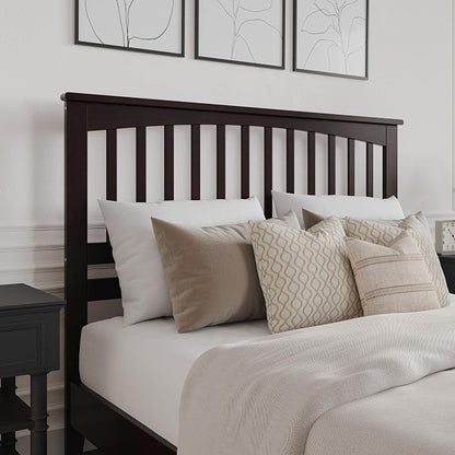 AFI, Mission Queen Solid Wood Headboard, Espresso