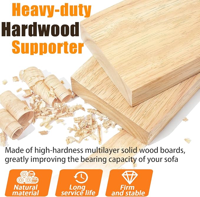 LAVEVE Heavy Duty Couch Cushion Support Board for Sagging Sofa, 30''x81'' Extra Thick Solid Wood Under Couch Insert with Anti-Slip Dots, Perfectly Fix and Protect Oversized Sofa, Extend Couch Life