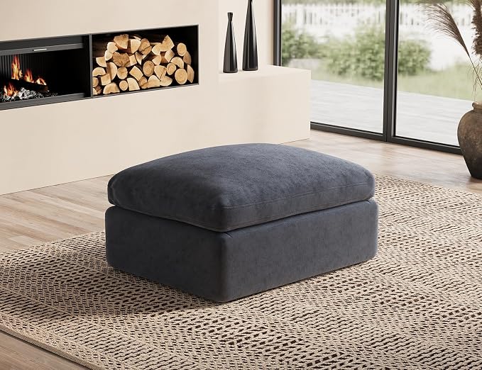 ohllob Ottoman for Cloud Sectional Couches Living Room, Modular, Boneless
