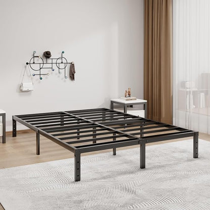 LUMUNANCE Metal Bed Frame Full Size - 12 Inch Heavy-Duty Full Platform Bed Frame No Box Spring Needed, Easy Assembly, Noise-Free, Sturdy Mattress Foundation, Underbed Storage Space