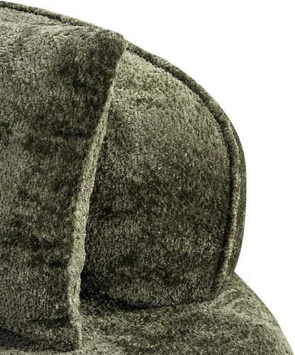 114-Inch Curved Boneless Modular Sofa Compressed 4-Seat Cloud Couch with 4 Pillows, Modern Curved Boneless Foam Sofa Floor Deep Seat Cloud Couch for Living Room Bedroom