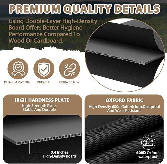 Heavy Duty Bunkie Board Queen Size 60"x80",10MM Bed Support Board, Anti-Sag Mattress Support for Slatted Bed Frame, Bunk Bed & Platform Bed