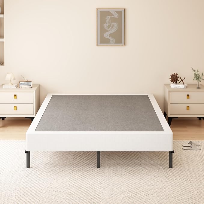 DORITRON Cal King Box Spring 7 Inch, 3000lbs Heavy Duty Box Spring California King Bed Base Metal Mattress Foundation, Easy Assembly, Noise Free