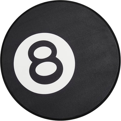 Ophanie 8 Ball Rug-24 Inch White & Black Round Circle Area Rugs, Room Decor for Men, Fluffy Fuzzy Bedroom Eight Carpet, Soft Shaggy Living Room Rugs for Kids Boys Teen Home Y2K Cool Decor Aesthetic