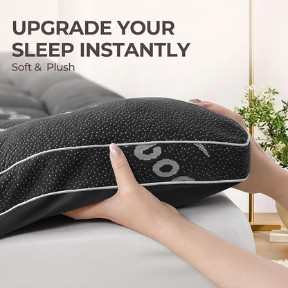 Mattress Topper Full Size,Viscose Made from Bamboo Extra Thick Mattress Pad 8-21" Deep Pocket Soft Down Alternative Fill Mattress Protector Pillow Top Mattress Cover(54x75 Inches) Dark Gray