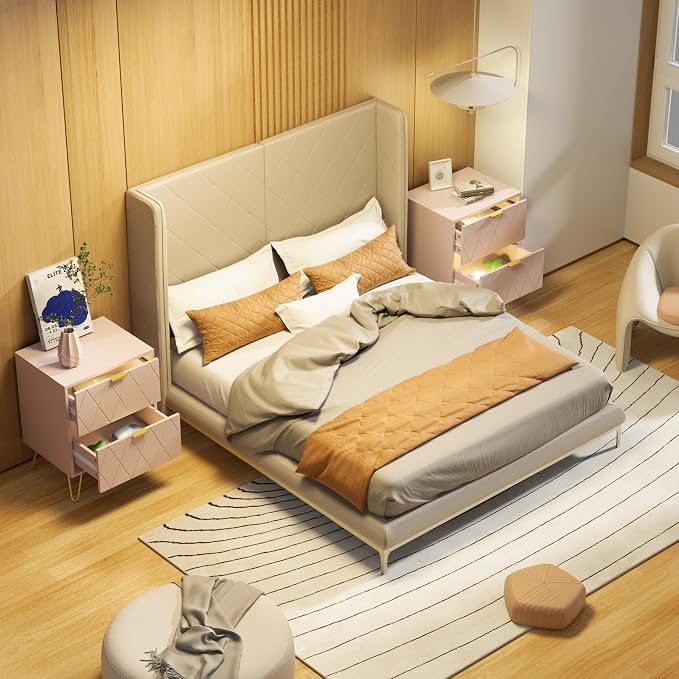 Anbuy Bedroom Sets 3 Piece Pink