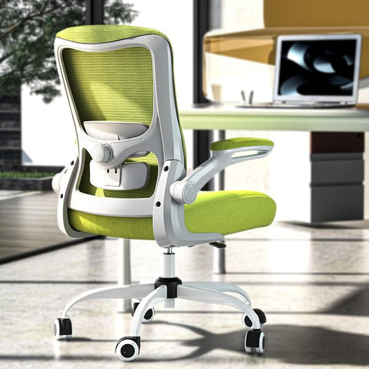 Ergonomic Office Chair for Long Hours, Padded Lumbar Support for Lower Back Relief, 330 lb Capacity, Comfortable Computer Desk Chair for Home Office, Computer & Study