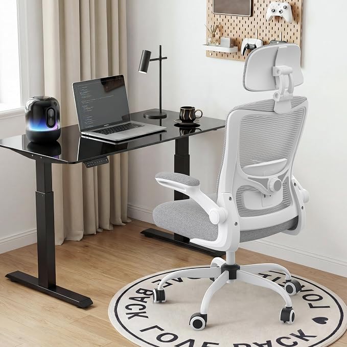 Ergonomic Office Chair for Long Hours, Full-Body Support, Relieve Neck & Back Pressure, 330LBS Capacity, Ideal for Home Office, Office & Study
