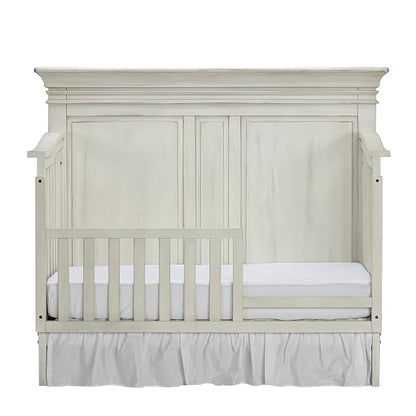 Baby Cache Vienna 4 in 1 Convertible Crib, Antique White