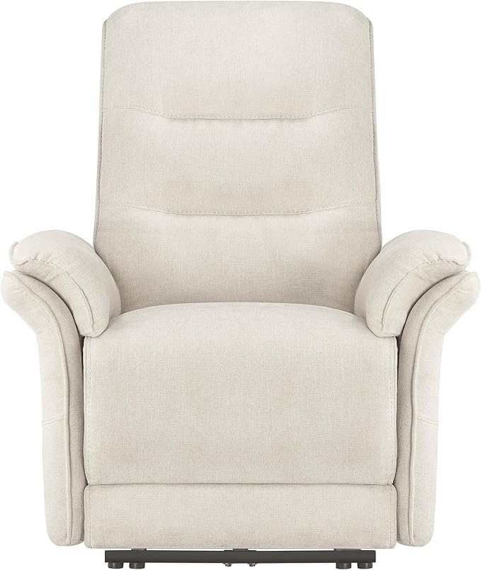 KISLOT Power Recliner Chair with Adjustable Headrest and Footrest, Dual Motor Fabric Reclining Chair with USB/Type-C Charging, Zero Gravity Modern Electric Recliner for Nursery Living Room Bedroom