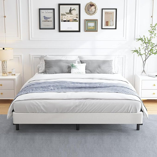 ALDRICH Low Profile Box Spring Full Size,3 Inch Heavy Duty Metal Box Spring for Full Bed,Mattress Foundation Non-Slip/No Noise/Easy Assembly (Full)