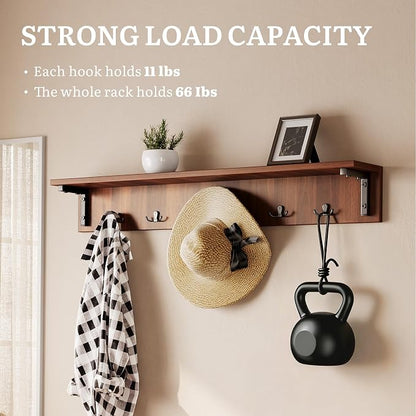 DWVO 61" L-Shaped Shoe Rack with Bench and Hooks, Corner Shoe Cabinet with Hidden Storage, Coat Rack & Seating for Entryway, Hallway, Bedroom, 61" D x 61" W x 18" H, White & Walnut