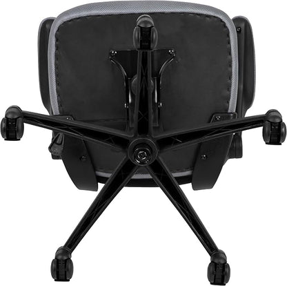 Flash Furniture Kelista Office Chair, Ergonomic, Mid-Back, Dark Gray Mesh with Swivel