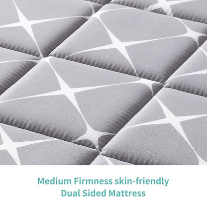 Premium Hypoallergenic Baby Crib Mattress and Toddler Mattress - 52" x 27.6" x 5" - Breathable - Firm Soft - Fits Standard Cribs and Toddler Beds