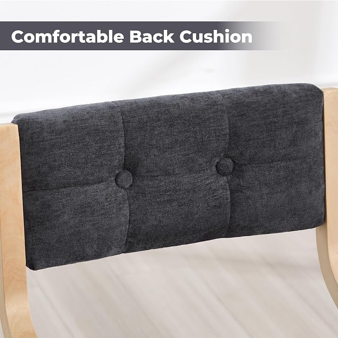 4-Pack Folding Dining Chairs with Cushion,Padded Foldable Dining Chairs,Portable Wooden Folding Chairs with Tufted Buttons Seat for Dining Rooms Kitchen Wedding and Party Indoor Darkgrey