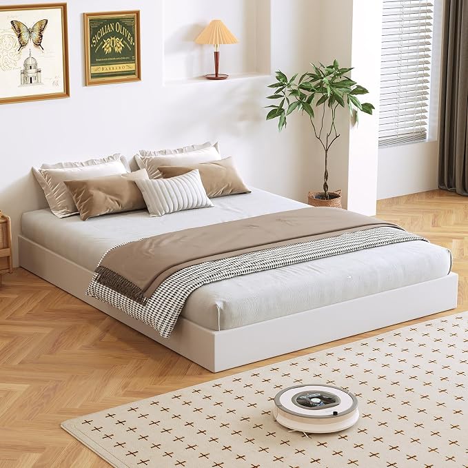 Box Spring, Metal Frame Mattress Foundation with Fabric Cover, Easy Assembly, Noise-Free (7 Inch, Full)