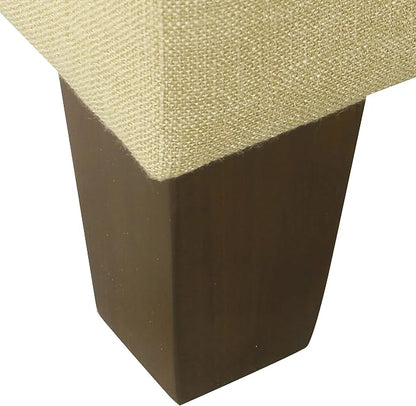 HomePop 28" Woven Square Storage Ottoman - Tan