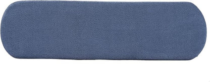 Christopher Knight Home Arden Minimalist Style Rectangular Loop Yarn Fabric Ottoman Bench, Rubberwood Frame, Entryway Bench, Living Room Sofa Extra Seat, End of Bed Footstool, Blue+Brown