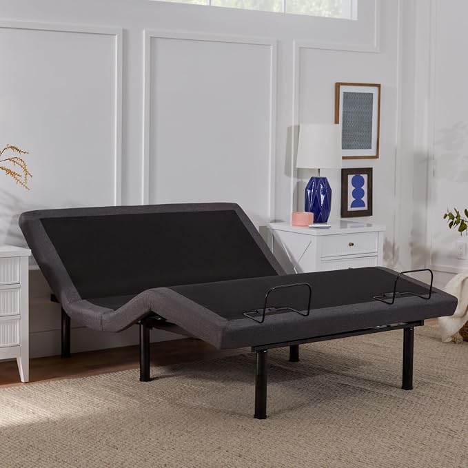 Lucid® L300 Adjustable Bed Frame – USB – Memory Position – Remote, Queen