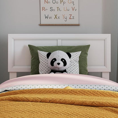 AFI, Sophia Adjustable Modern Twin Wood Headboard, White