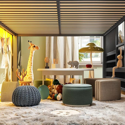 Bellemave Full Low Loft Bed,Metal Kids Loft Bed Frame for Boys Girls,Black | Fabric Drawers,LED Lights,Storage Shelves,Under-bed Space,Space-saving