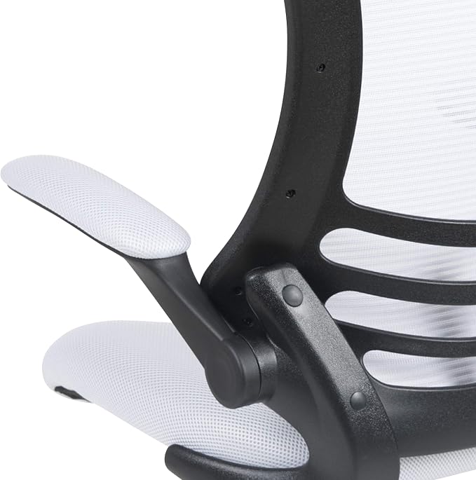 Flash Furniture Kelista Office Chair, Ergonomic, Mid-Back, Black Mesh with Swivel