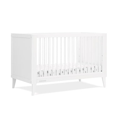 Delta Children Ollie 4-in-1 Convertible Crib - Greenguard Gold Certified, Bianca White