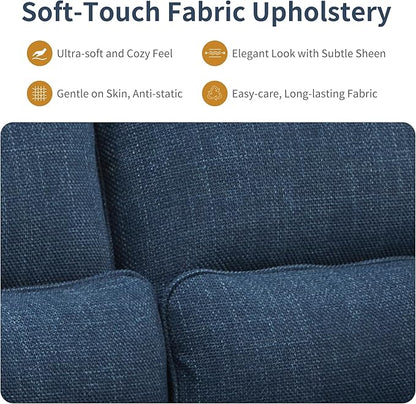 81" L-Shaped Sectional Sofa Couch, Pull-Out Sleeper Sofa Bed with Storage Chaise, Double Cup Holders, Dual USB Charging Ports, Couches for Living Room Apartment