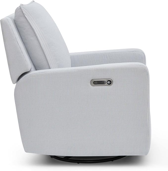 Delta Children - babyGap Harlowe Power Recliner, Sky Blue | Power Recliner with USB-A and Type-C Ports, Greenguard Gold Certified, Stain-Resistant Fabric, Oeko-TEX 100 Certified