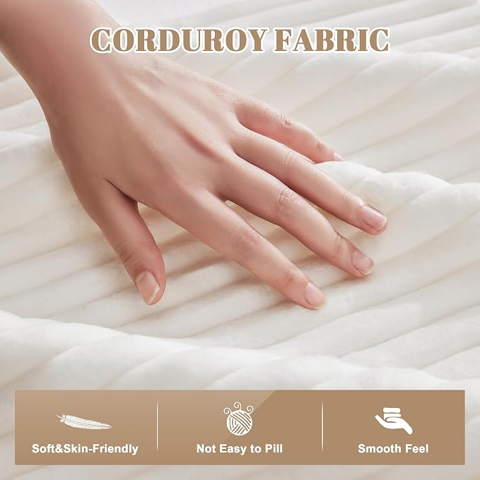 Mangodan 140” Cloud Sectional Couch, Modular Sectional Sofa with Deep Seat, Boneless Sofa for Living Room, Fluffy Comfy L-Shaped Couch with Left Facing Chaise, No Assembly Required, Beige