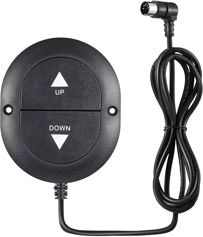 AWINLI 90 ° Curved Oval 2-Button 5-Pin Electric Recliner Manual Controller | Electric Lift Chairs Hand Controller Side Control Handset Replacement Parts,for Limoss,Okin,Lift,Electric Sofa Controller