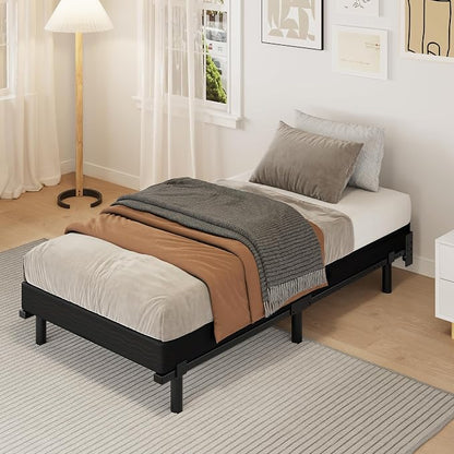 Twin Size 5 Inch Box Spring - Heavy Duty Metal Mattress Foundation (2500lbs Capacity), Noise-Free, Easy Assembly