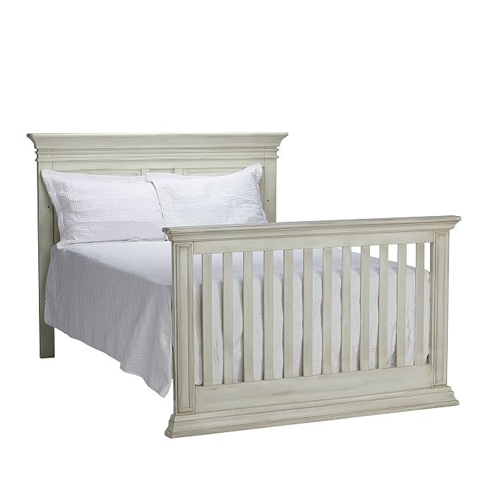 Baby Cache Vienna 4 in 1 Convertible Crib, Antique White