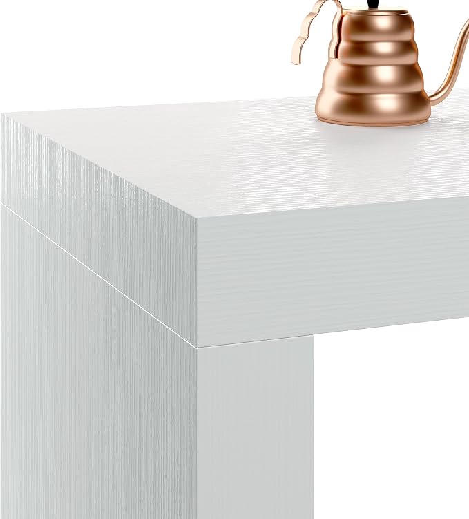 Mobili Fiver, Evolution Desk 47.2 x 23.6 in, Ashwood White with Two Legs, Made in Italy