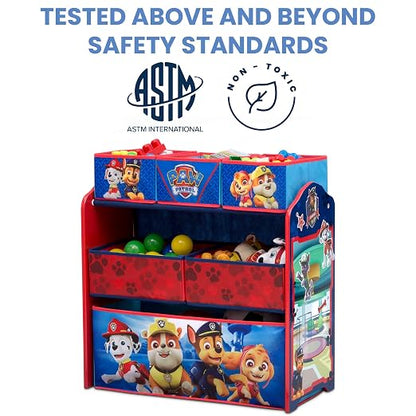 Delta Children Design & Store 6 Bin Toy Storage Organizer, Nick Jr. PAW Patrol
