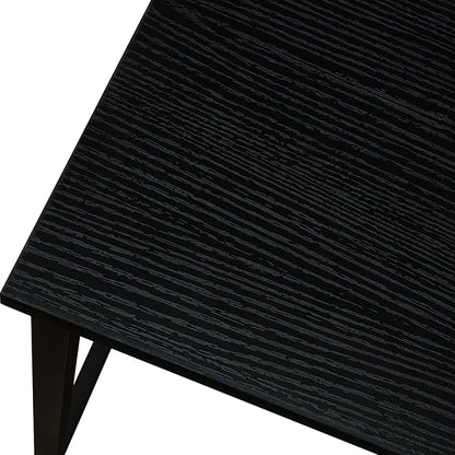 Narrow Console Table, 29.5" Small Entryway Table, Thin Hallway Tables, Slim Sofa Side Tables for Hallway, Living Room, Bedroom, Foyer, Wood-Grained Black