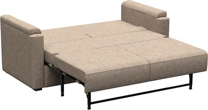THOMAS PAYNE Signature Heritage Series 68" Dellmead RV Clickback Sleeper Sofa with Automatic, Adjustable Fold-Out Legs, Four Reclining Positions, Easy Transition - 2024044228