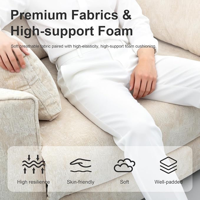450lbs Oversized Power Recliner Chair, 53" Extra Wide Electric Recliner for Big and Tall Adults, Single Sofa with USB & Type-C Ports, Pillows, Chair for Living Room, Bedroom, Office (White)